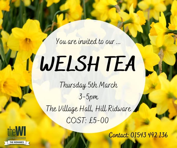 welsh tea poster
